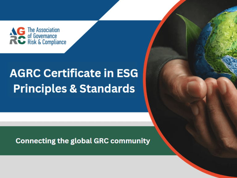 AGRC Certificate in ESG Principles & Standards
