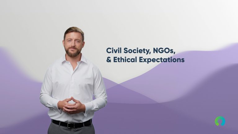 Civil Society, NGOs, and Ethical Expectations